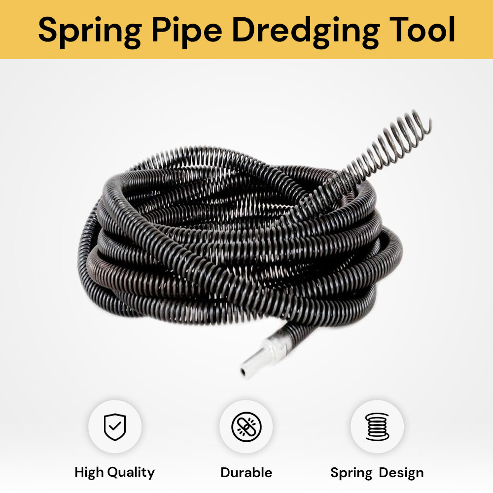 Spring Pipe Dredging Tool  Flexible Easy to Use EZONEDEAL Australia