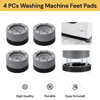 4PCs Washing Machine Foot Pads