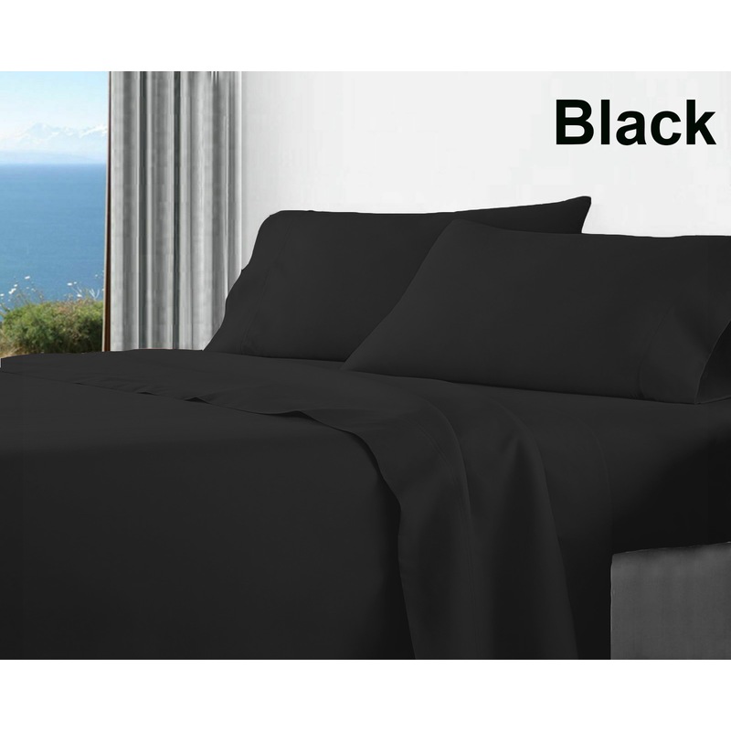 Buy 1/2Sets 1800TC Ultra Soft Microfibre Sheet Sets Wrinkle Free Queen