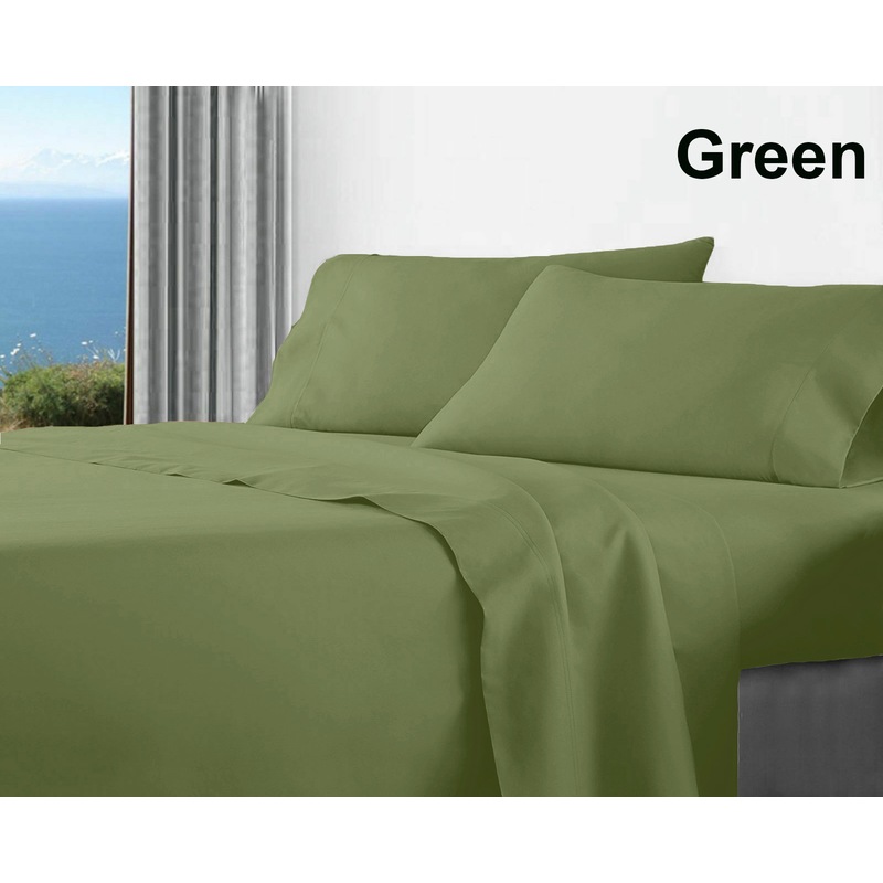 Buy 1/2Sets 1800TC Ultra Soft Microfibre Sheet Sets Wrinkle Free Queen