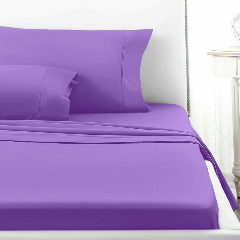 Buy 2000TC Ultra SOFT 4 Pcs FLAT & FITTED Sheet Set Queen/King/Super