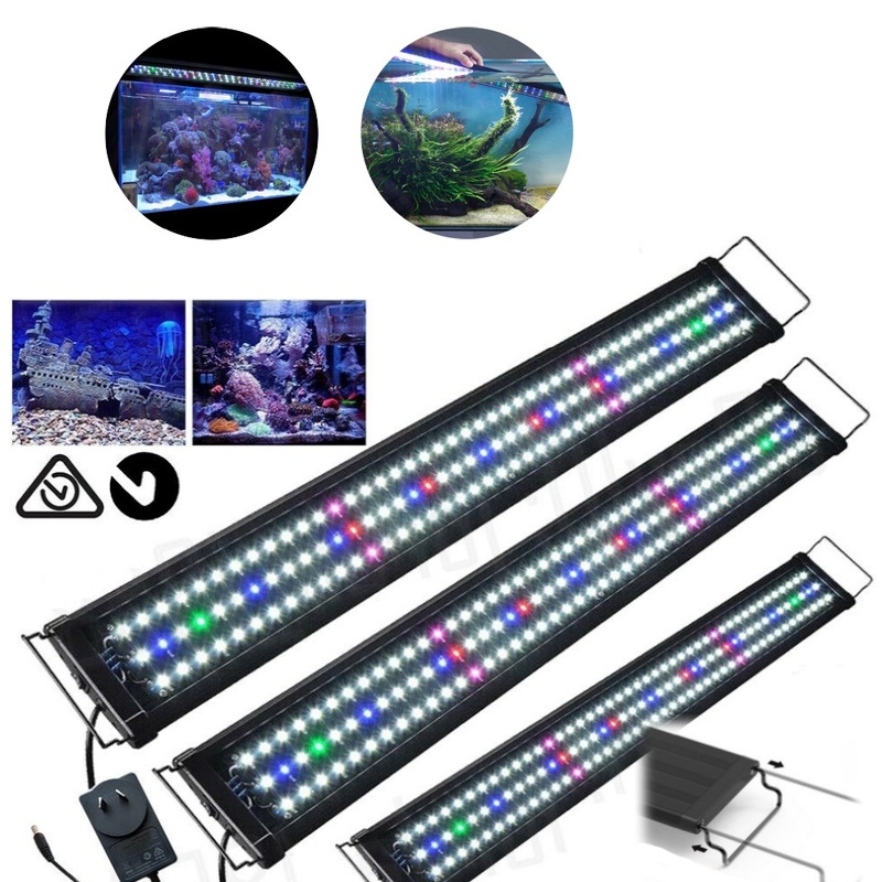 Buy 30/40/60/90CM Full Spectrum Lighting Aquarium Light Fish Tank LED