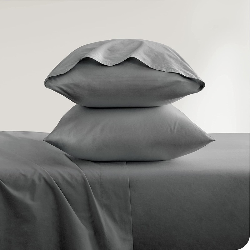 Buy Egyptian Cotton Flat Fitted Sheet Set 2000TC Bed Sheets King Single