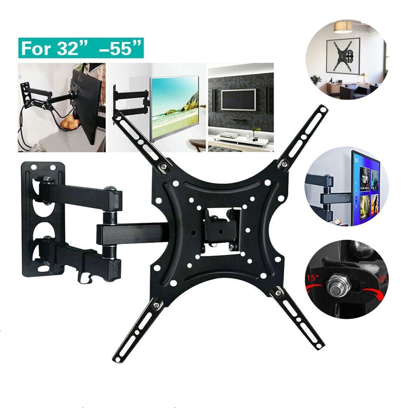 Buy TV Wall Bracket Swivel Mount Full Motion Tilt 17 32 37 40 42 50 52 55 Inch LCD MyDeal