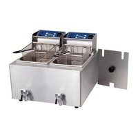 Birko Benchtop Fryer - 8Ltr Twin 15Amp PAS-DL578