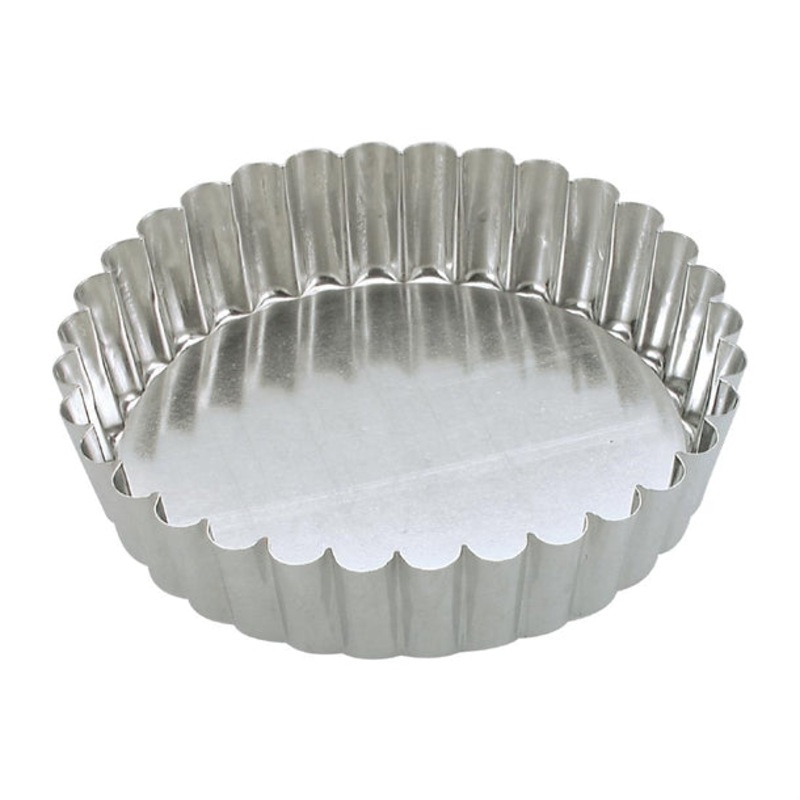 Buy Guery Round Fluted Cake Tin with Loose Base 250x47mm FW391 - MyDeal