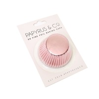 Foil Baking Cups Standard 50pk Pastel Pink