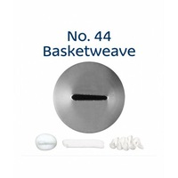 Piping Tip Stainless Steel Basketweave No. 44