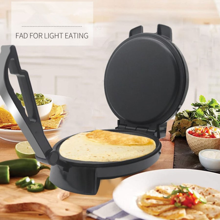1200W Electric Roti Maker - Chapati, Tortilla & Crepe Bread Machine