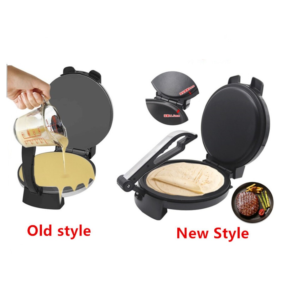 1200W Electric Roti Maker - Chapati, Tortilla & Crepe Bread Machine