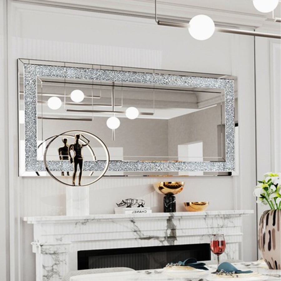 Luxury Crushed Diamond Wall Mirror