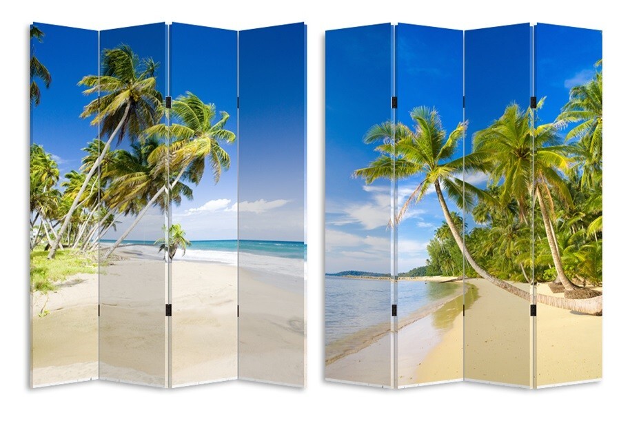 4 Panel Coastal Room Dividers You'll Love | Wayfair
