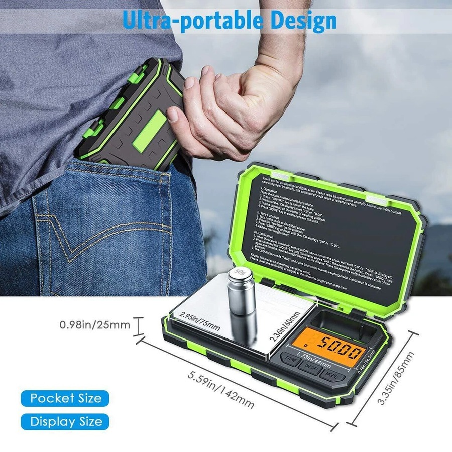 200g Digital Mini Pocket Scale - 0.01g Precision