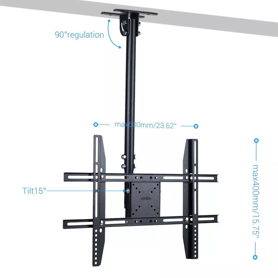 26-65" Ceiling TV Mount Hanging Full Motion TV Mount Bracket Flat Screen Display