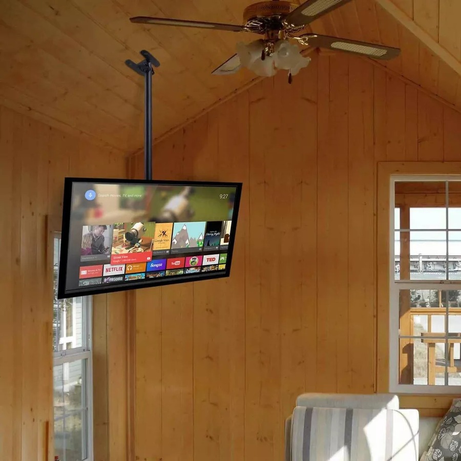 26-65" Ceiling TV Mount Hanging Full Motion TV Mount Bracket Flat Screen Display