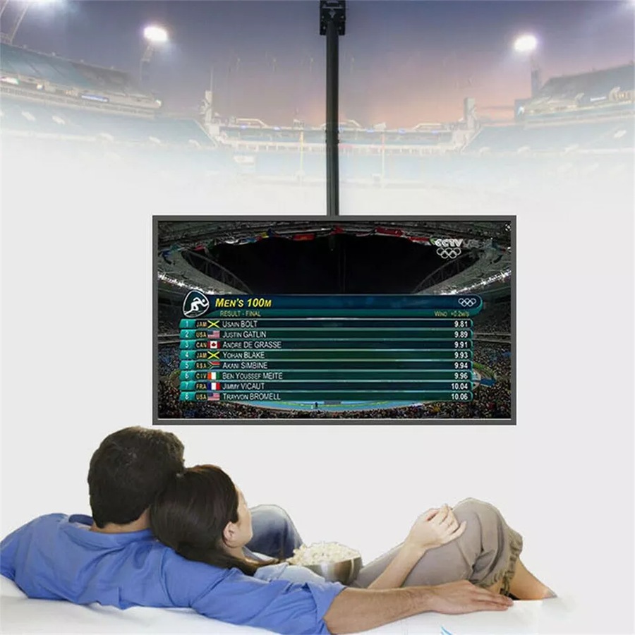 26-65" Ceiling TV Mount Hanging Full Motion TV Mount Bracket Flat Screen Display