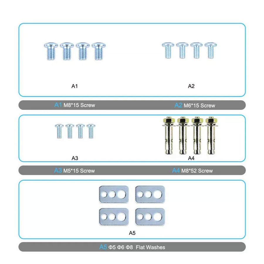 26-65" Ceiling TV Mount Hanging Full Motion TV Mount Bracket Flat Screen Display
