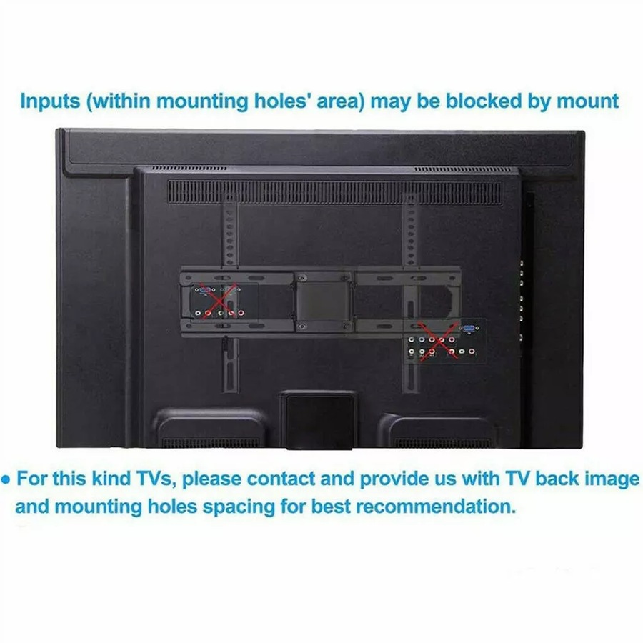 27"-55" LCD LED TV Wall Mount Bracket Swivel Full Motion for Samsung Hisense TCL