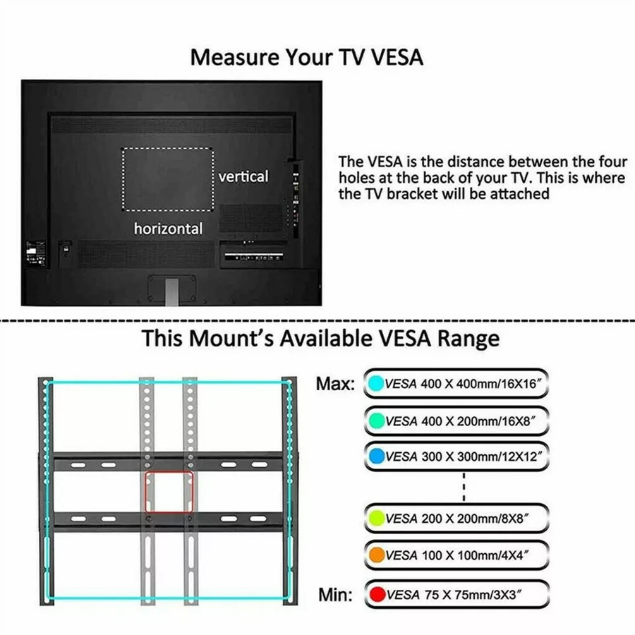 27"-55" LCD LED TV Wall Mount Bracket Swivel Full Motion for Samsung Hisense TCL