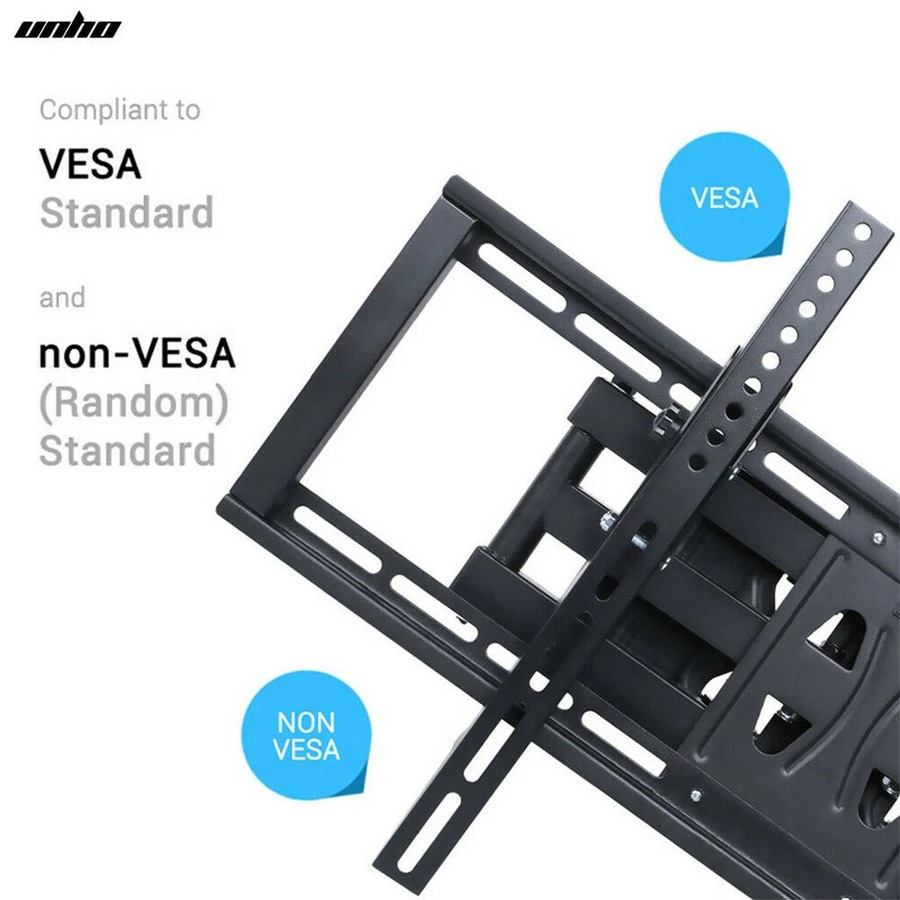 32"-65" Heavy Duty Wall Corner TV Mount Flexible Full Motion Swing Arm Bracket