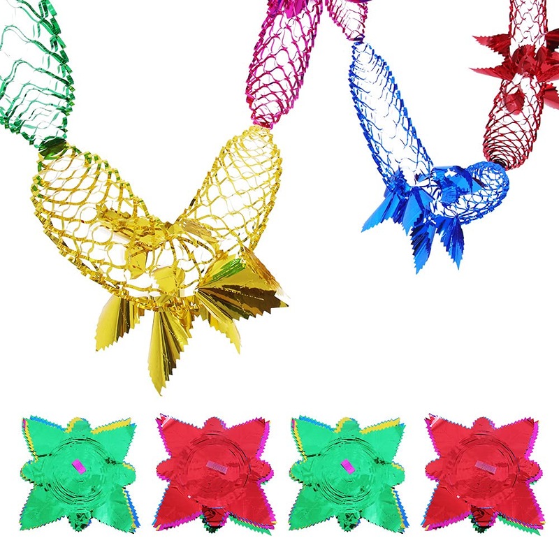 Buy 4Pcs Christmas Ceiling Decorations Christmas Foil Garland Festive