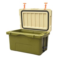 65L Hard Cooler Ice Box Esky Eski Camping Picnic Fishing 2in1 Thermal Container