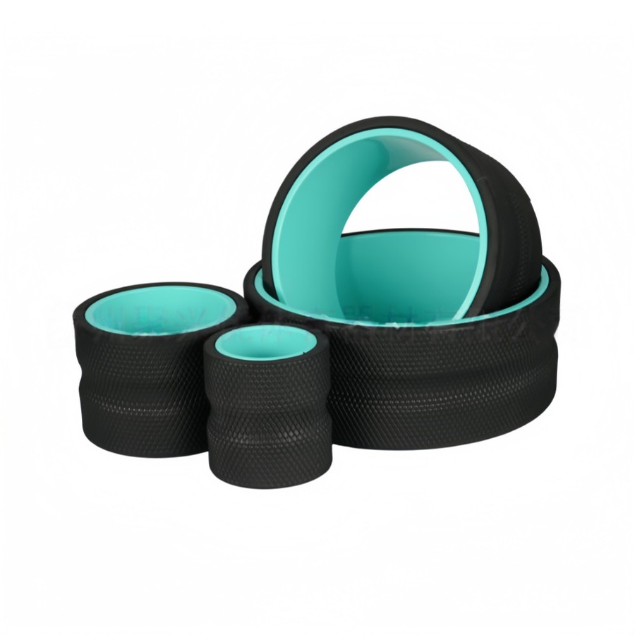 Back Roller Wheel Set of 4 Massage Rollers with High Density Foam for Physical Therapy