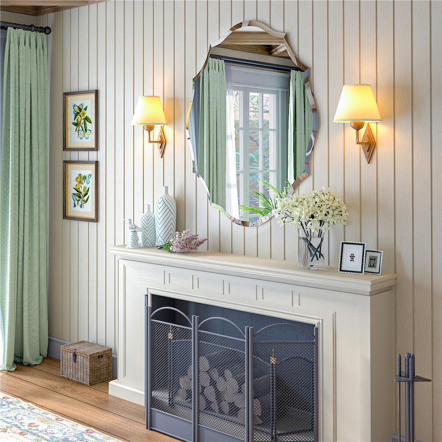 Beveled Silver Oval Wall Mirror Versatile Frameless Design for Vertical or Horizontal Display