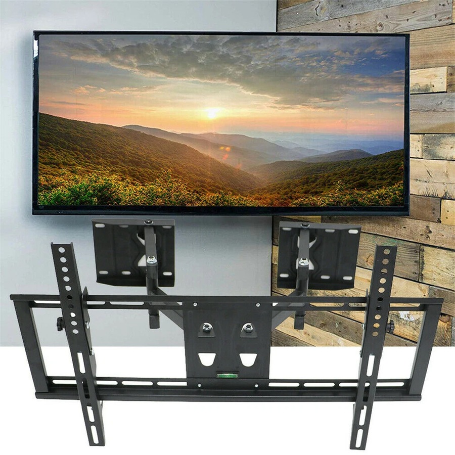 Corner TV Bracket Tilt Swivel TV Wall Mount Articulating Arm Full Motion 32-65in