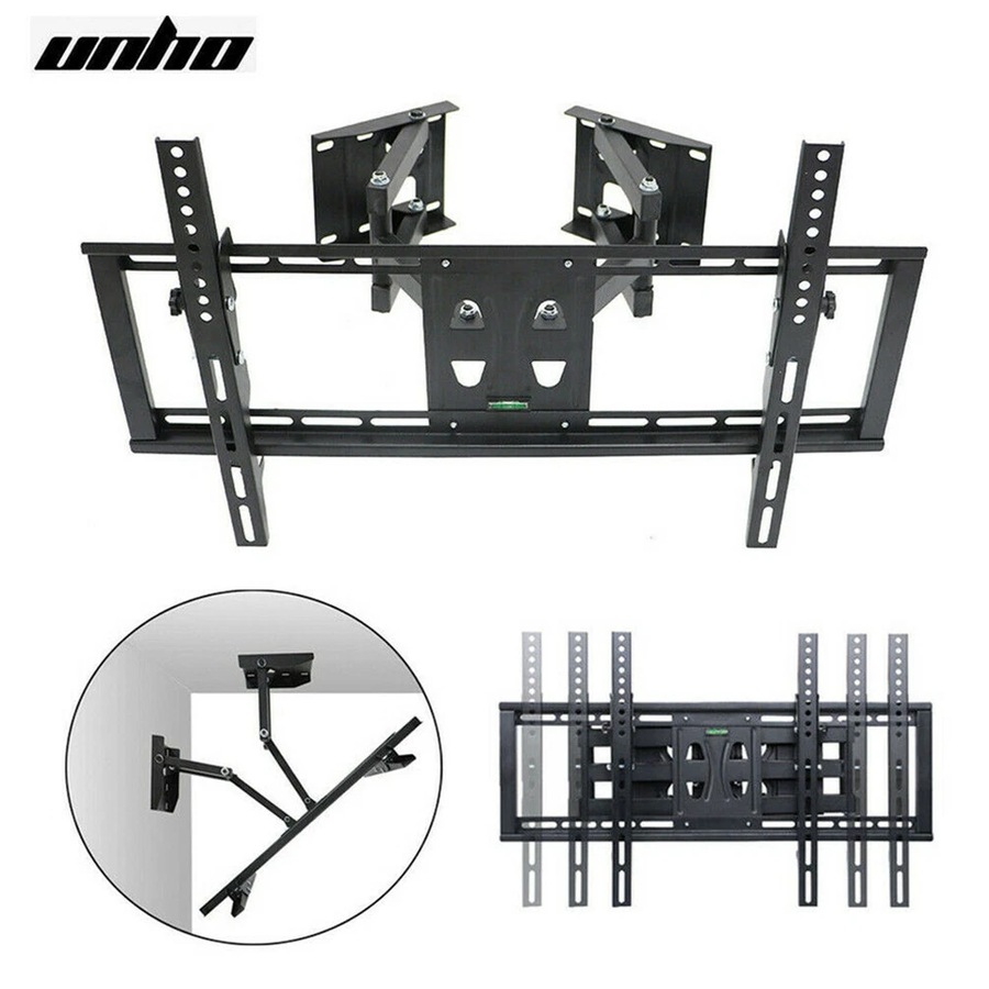 Corner TV Bracket Tilt Swivel TV Wall Mount Articulating Arm Full Motion 32-65in