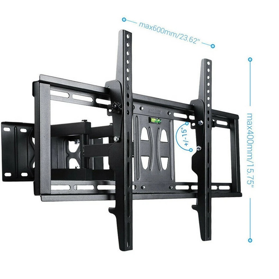 Corner TV Bracket Tilt Swivel TV Wall Mount Articulating Arm Full Motion 32-65in