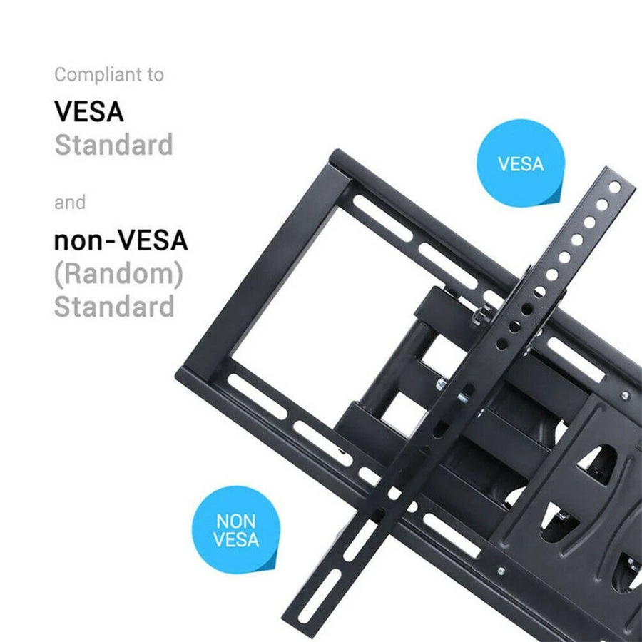 Corner TV Bracket Tilt Swivel TV Wall Mount Articulating Arm Full Motion 32-65in