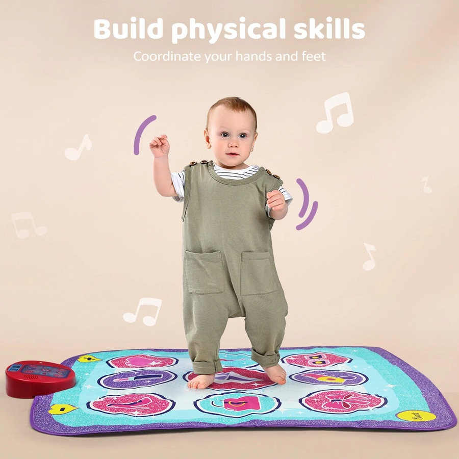Kids Dance Mat Music Piano Playmat & Educational Toy