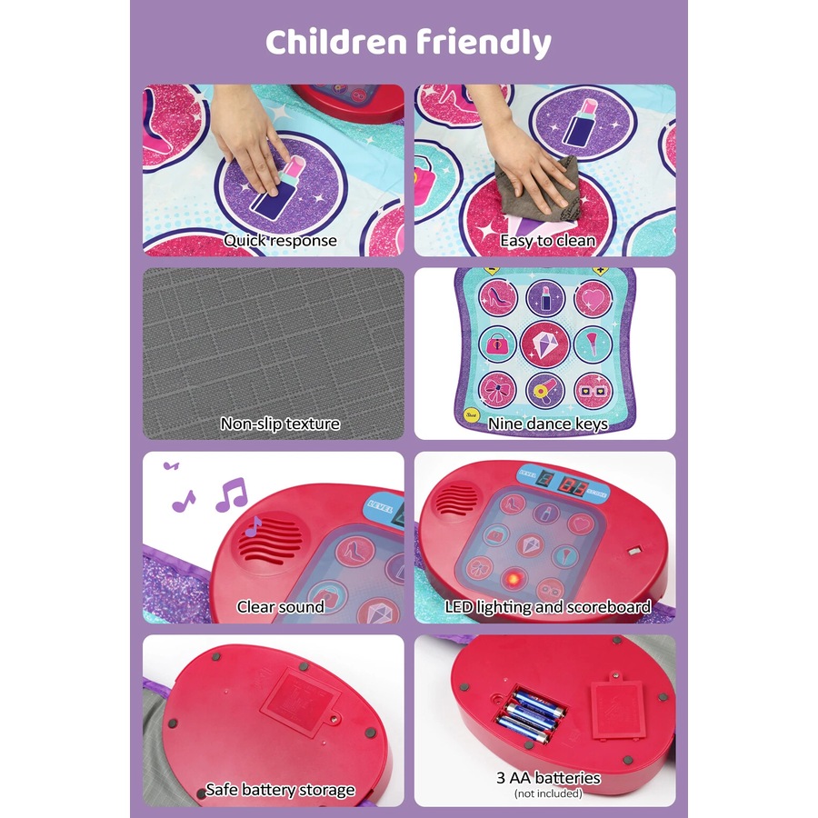 Kids Dance Mat Music Piano Playmat & Educational Toy