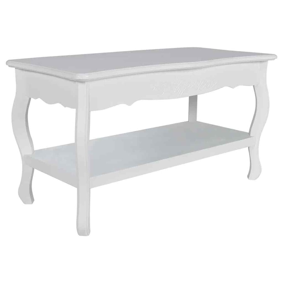 Fin New White Coffee Table Side Bedside Office Kitchen Modern Furniture High Gloss V