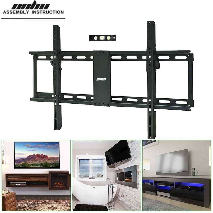 Fin Tilt Tv Bracket Wall Mount To 32-50 55 60 65 70 85 Inch Extra Large Tv 800X400Mm