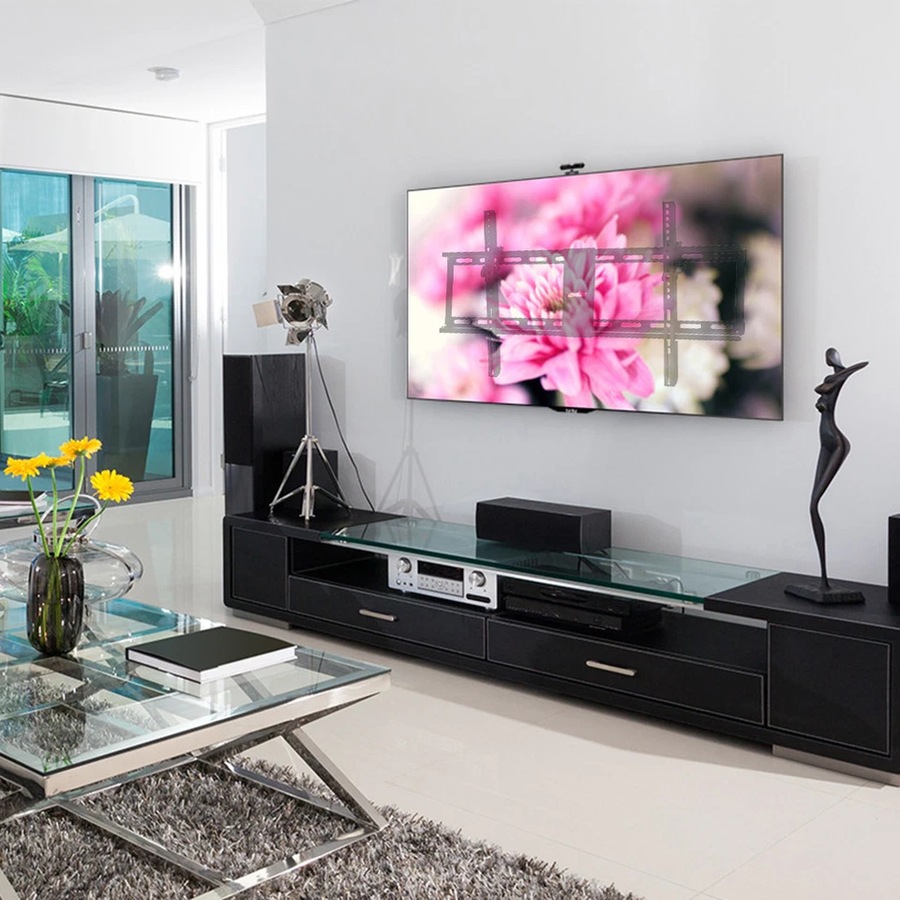Fin Tilt Tv Bracket Wall Mount To 32-50 55 60 65 70 85 Inch Extra Large Tv 800X400Mm