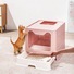 Buy Fin Xxl Large Cat Litter Box Self-cleaning No Smell Pet Toilet Box 