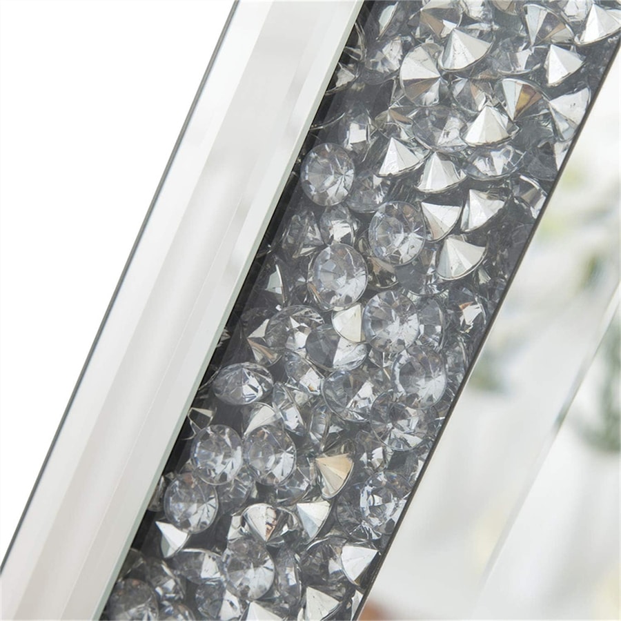Fin Xxxl Large Gorgeous Diamond Wall Mirror Crushed Crystal Long Full Length Mirror