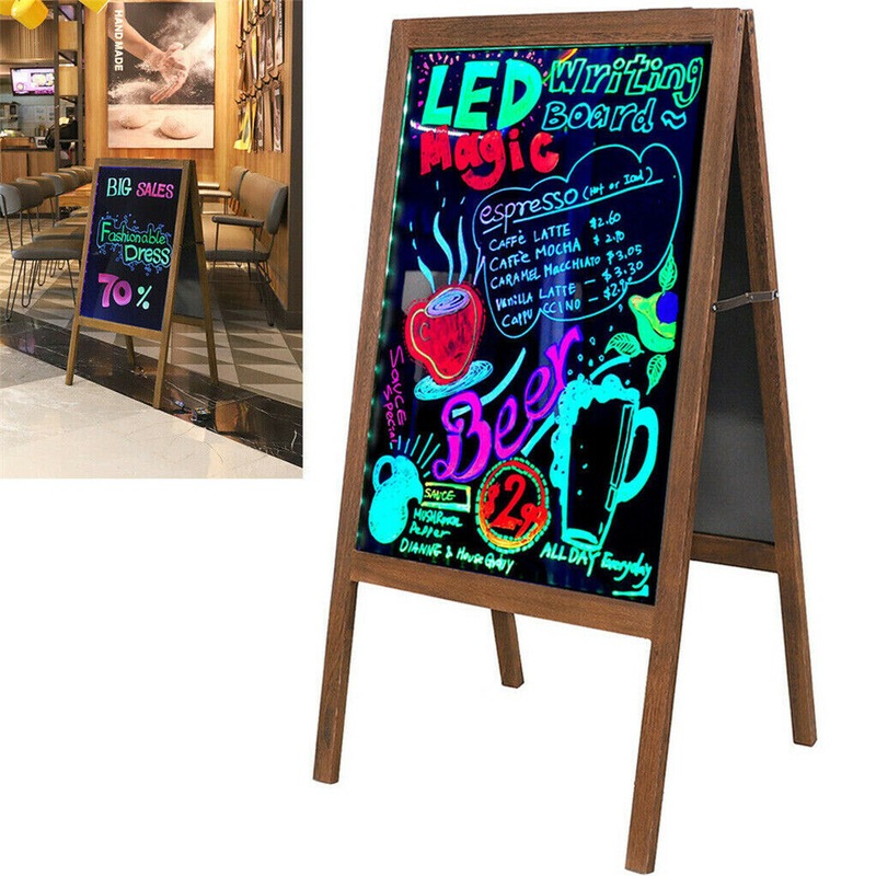 Buy Flashing Illuminated Erasable Neon LED Pavement Sign ABoard