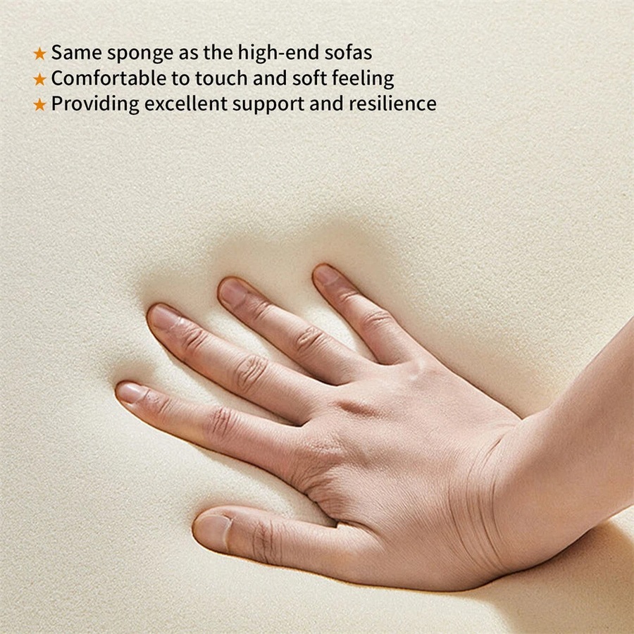 FIN Giant Human-Size Dog Bed Foldable Calming Pet Dog Bed with Washable Plush Cover