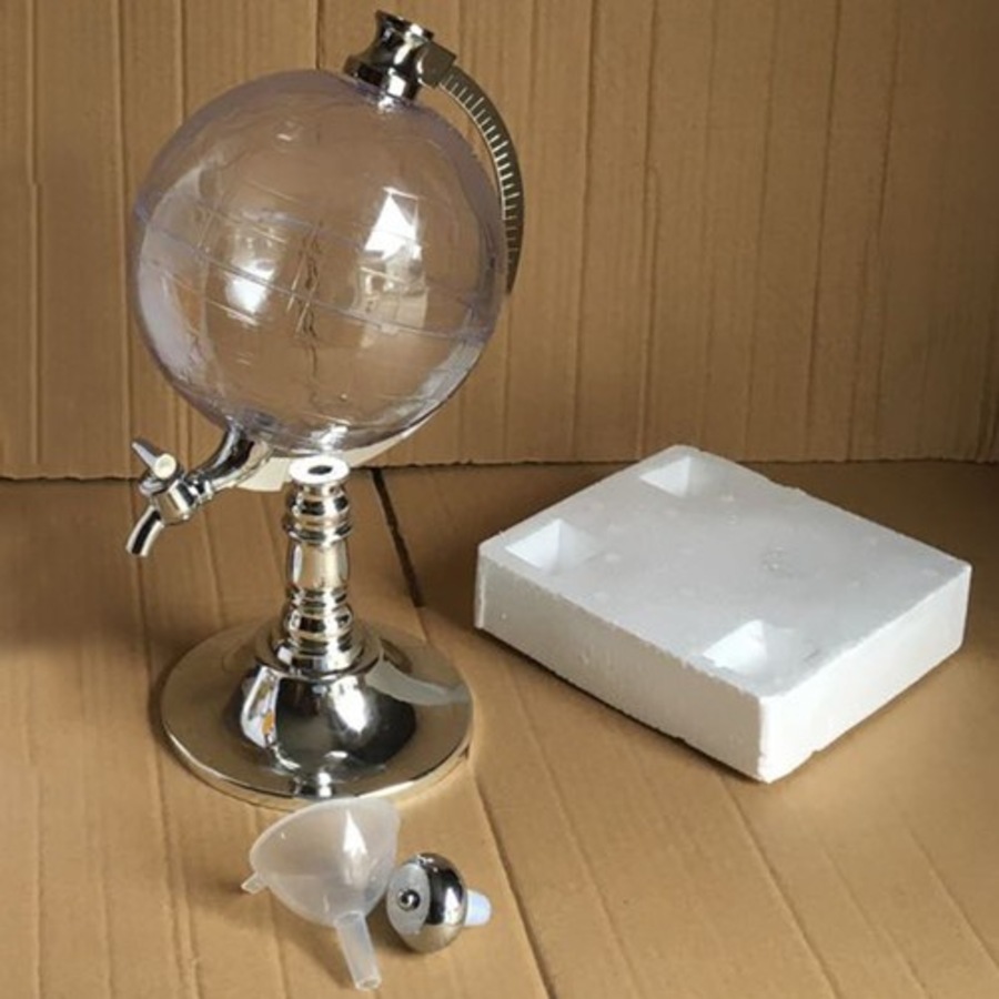 Globe Shaped Wine Beverage Dispenser Bar 1.5L