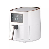 7L Digital Air Fryer (White Rose Gold) 1700W, 8 Cooking Settings