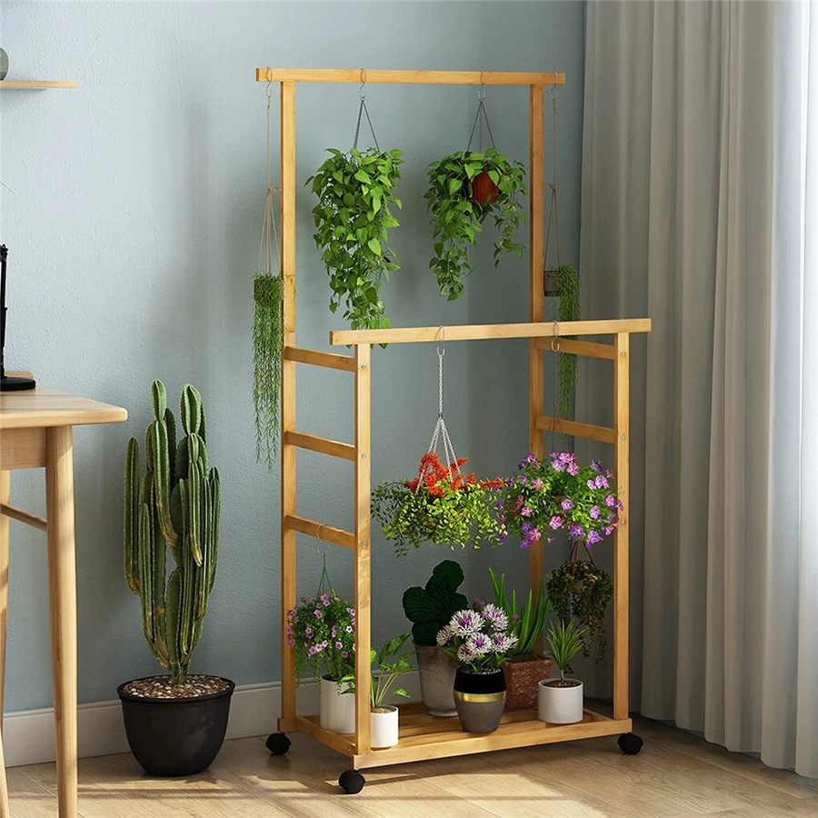 Heavy Duty Clothes Rail Double Layer Garment Hanging Display Stand Rack Wardrobe