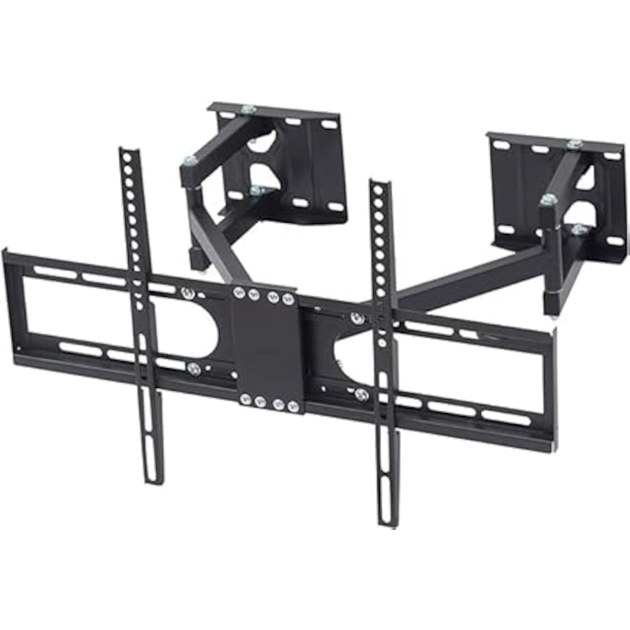 Heavy Duty Large Wall Corner TV Mount Full Motion Swing Arm Bracket fr 32-65inch
