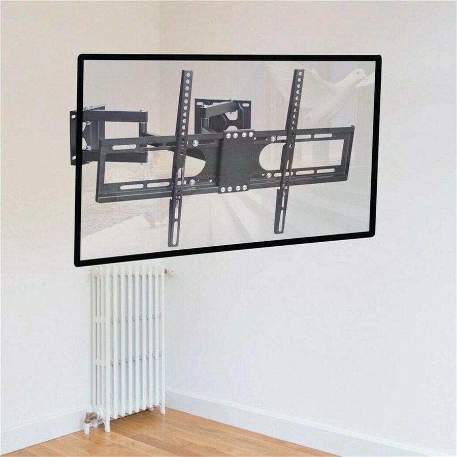 Heavy Duty Large Wall Corner TV Mount Full Motion Swing Arm Bracket fr 32-65inch