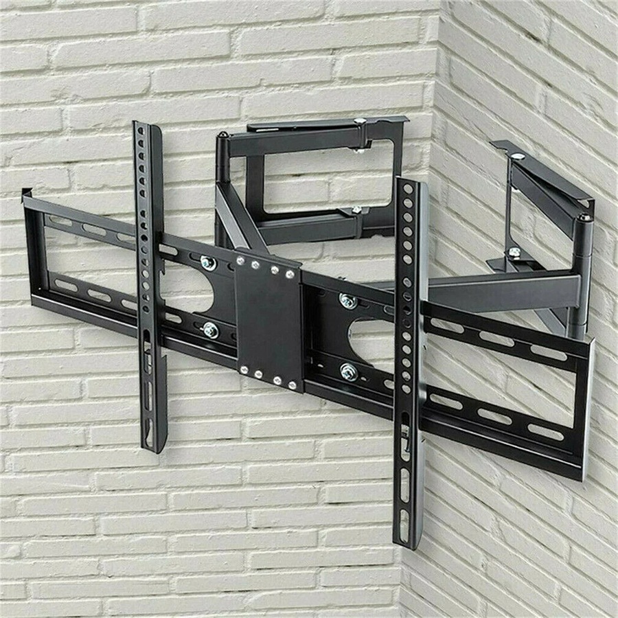 Heavy Duty Large Wall Corner TV Mount Full Motion Swing Arm Bracket fr 32-65inch