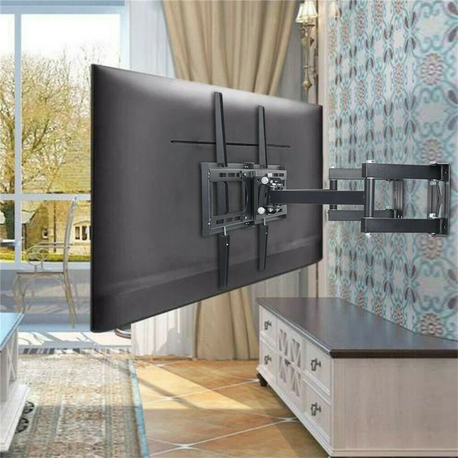 Heavy Duty Large Wall Corner TV Mount Full Motion Swing Arm Bracket fr 32-65inch
