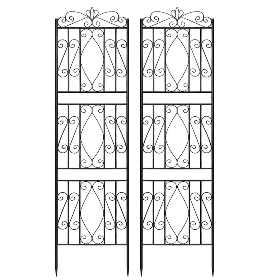 FIN Heavy Duty Metal Garden Trellis Tall Rustproof Vines Climb Plant Outdoor Trellis