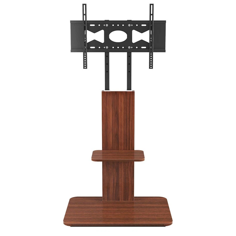 Heavy Duty TV Floor Stand 5-Levels Height Adjustable TV Mount Bracket Up To 65"